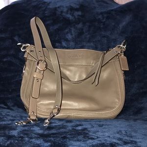 **NEW** Coach Zoe Bag - light brown/gray